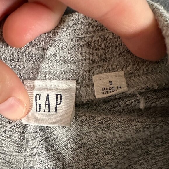 Gap Womens S Heather Gray Jogger Pants Drawstring Pockets Soft Knit Fabric - Picture 6 of 11